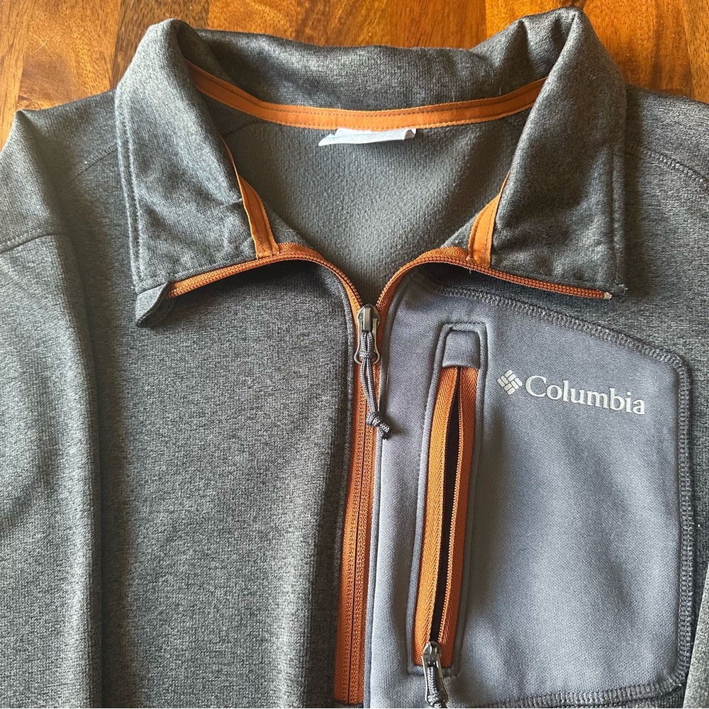 Mens Columbia Quater Zip